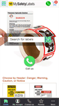Mobile Screenshot of mysafetylabels.com